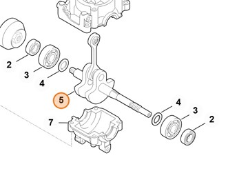 Wał korbowy 4140 030 0407