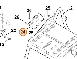 Blacha zapadkowa 6140 703 9511