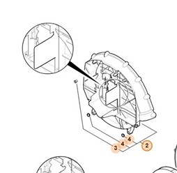 Obudowa dmuchawy - wewnątrz 4282 700 4102
