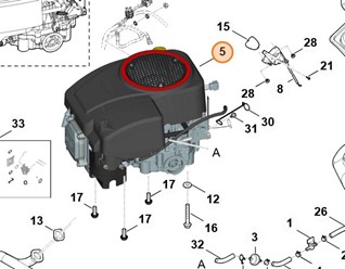 Spalinowy silnik benzynowy 61400111807