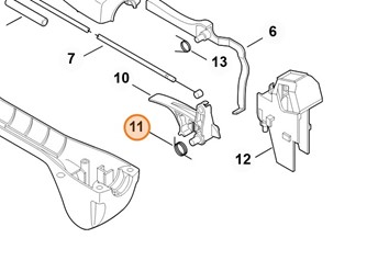 Sprężyna ramieniowa 4140 182 4500