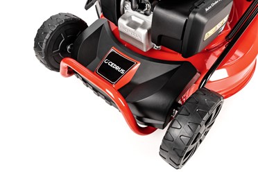 Kosiarka spalinowa z napędem CEDRUS KS53S-H z silnikiem Honda GCV200, stalową obudową 53 cm i koszem 65 litrów