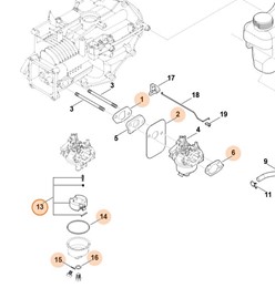 zestaw naprawczy gaźnika 0004 882 5705