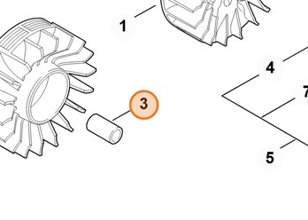 Tuleja dystansowa 4140 162 9101