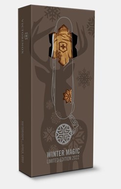 Super Tinker Wood Winter Magic Limited Edition2022 Victorinox Czerwony