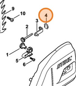 Element dociskowy 1123 664 1400