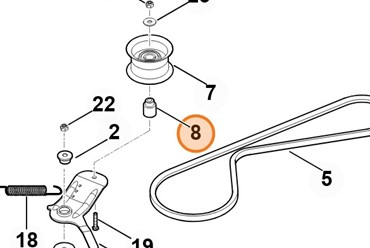 Tulejka odległościowa 6140 764 2810