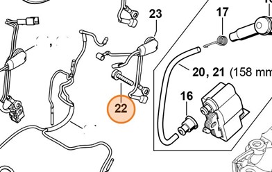  Śruba z łbem cylindrycznym IS-M4x20 9022 341 0710