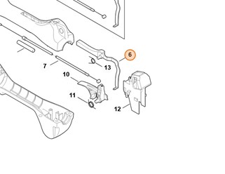 Dźwignia blokady 4140 182 0800