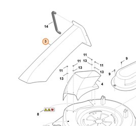 Kanał wyrzutowy 6140 763 1400