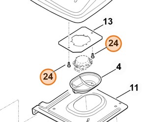 Śruba z łbem walcowym M6x16 9075 478 4610