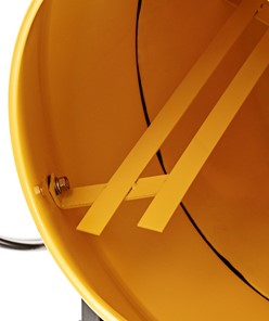 Profesjonalna betoniarka elektryczna Cedrus BT220 o pojemności 220L z żeliwnym wieńcem i kołem przechyłu