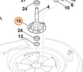 Wspornik łożyska 6170 702 6910