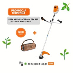 Kosa akumulatorowa FSA 250 + głośnik Bluetooth