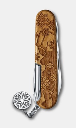 Super Tinker Wood Winter Magic Limited Edition2022 Victorinox Czerwony