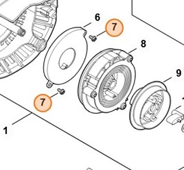Śruba z łbem cylindrycznym P3x6 9104 003 0410