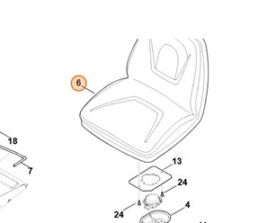 Siedzenie 6170 760 0315