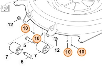 Śruba z łbem okrągłym M6x16 9027 068 1280