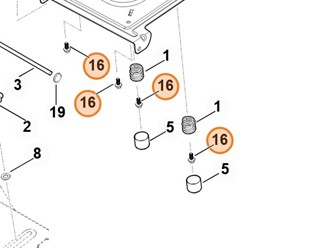Śruba sześciokątna M8x20 9018 318 1802
