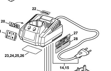 Ładowarka do akumulatrów do HSA 25