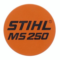 Tabliczka z typem urządzenia MS 250 1123 967 1514