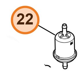 Głowica ssąca filtr paliwa STIHL