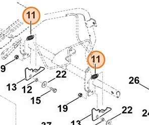 Sprężyna naciągowa 6170 703 5120