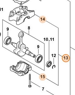 Skrzynia korbowa 1148 020 2104