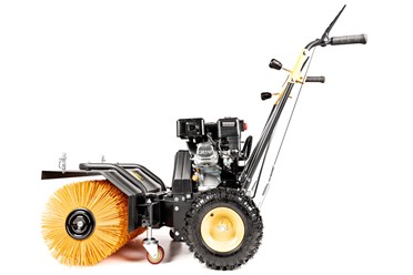 Wielofunkcyjna zamiatarka spalinowa Cedrus ZM02 z regulowaną szczotką i silnikiem Loncin