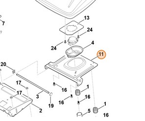 Płytka wspornika 6170 763 5441