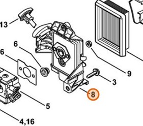 Obudowa filtra 4134 140 2804