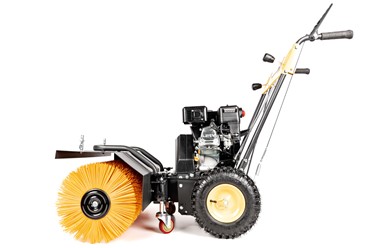 Szeroka zamiatarka spalinowa Cedrus ZM04 80cm z silnikiem Loncin i regulowaną szczotką roboczą