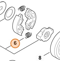 Sprężyna naciągowa 4140 162 7901