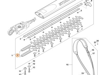 Nóż / noże 500 mm / 20" 4859 710 6050