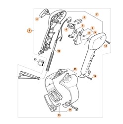 Rękojeść manipulacyjna gazu 4244 790 4901