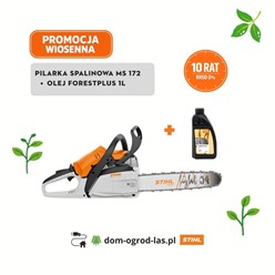 Pilarka spalinowa MS 172 + olej ForestPlus 1L