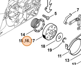 Koło napędu łańcucha 1/4" Picco 6Z 1251 642 1200