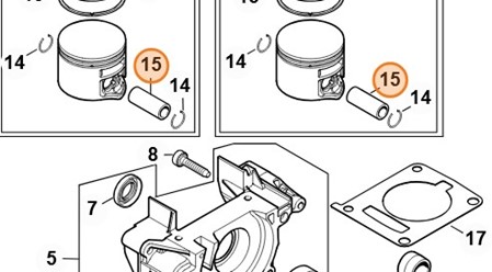 Sworzeń tłokowy 11x7x28 4147 034 1501