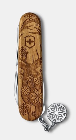 Super Tinker Wood Winter Magic Limited Edition2022 Victorinox Czerwony