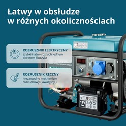 Generator benzynowo-gazowy  KS 10000E G