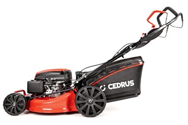 Kosiarka spalinowa z napędem CEDRUS KS53SV-E z elektrycznym rozruchem e-start i stalową obudową 53 cm