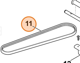 Pasek klinowy Viking MB 545 VM VE 6340 704 2101