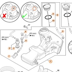 Zbiornik paliwa 4147 350 0404