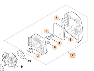 Obudowa filtra 4140 140 2851