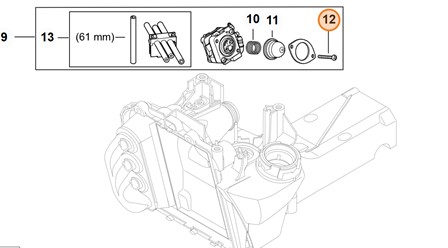 Śruba M3x23,5 4250 122 7100 Brak w mag