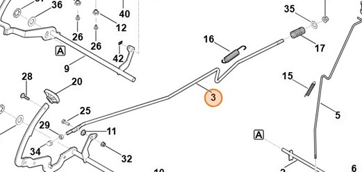 Drążek 6140 703 1700