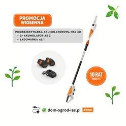HTA 30 podkrzesywarka + 2x AS 2 + ALS 31