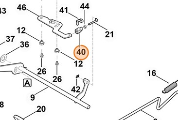 Głowica widlasta 6x12 9666 021 0200