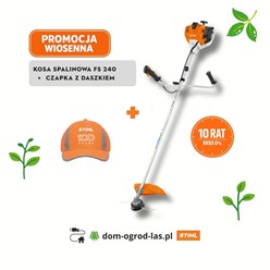 Kosa spalinowa FS 240 + czapka odblaskowa