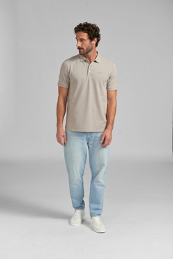 Koszulka polo BASIC w szarym kolorze